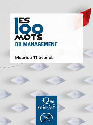 cover image of Les 100 mots du management